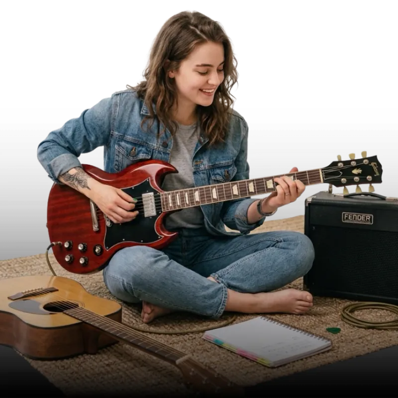 Você que já toca violão e quer aprender guitarra também.